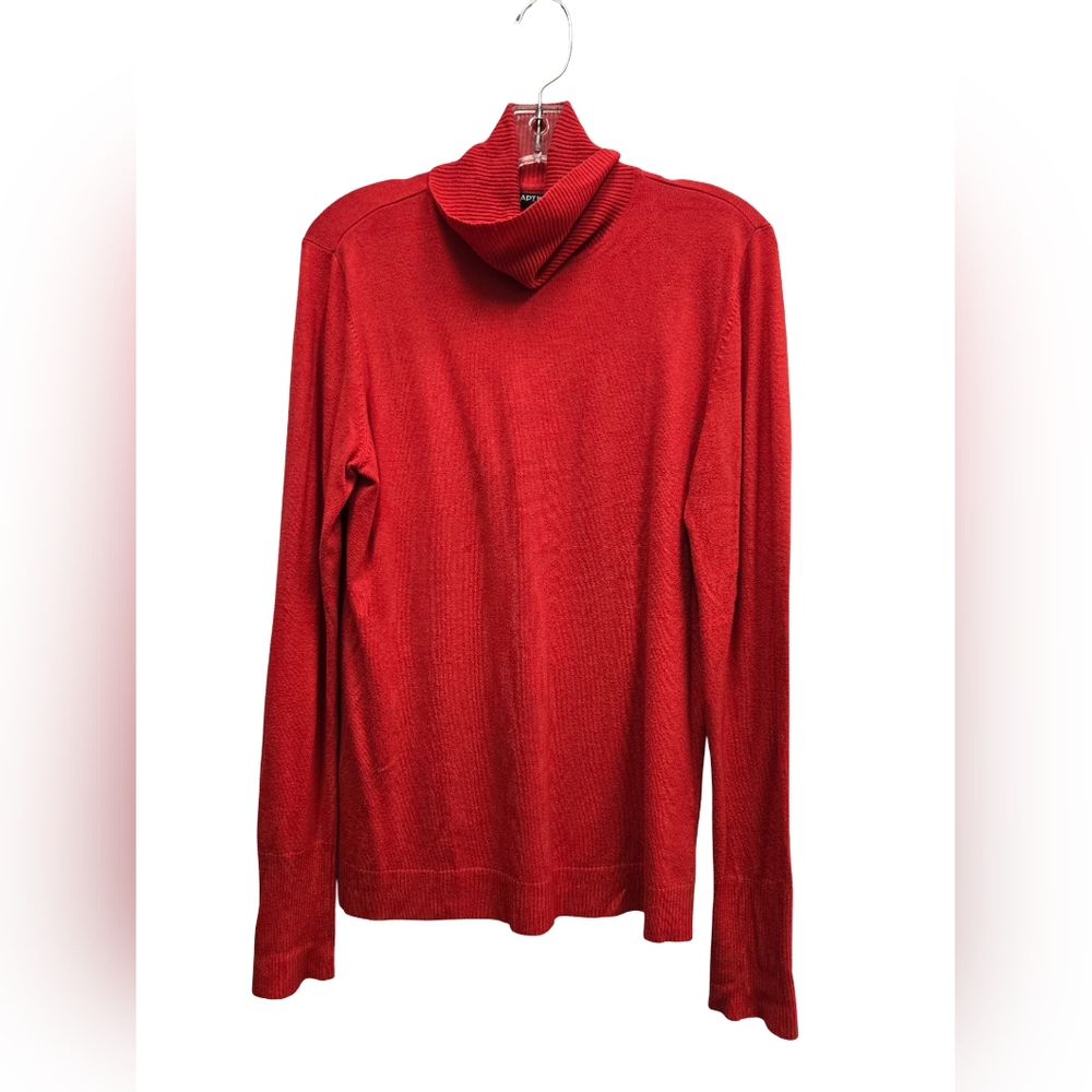 Apt. 9 Lightweight Reddish-Orange Long Sleeve Sweater (Size L)